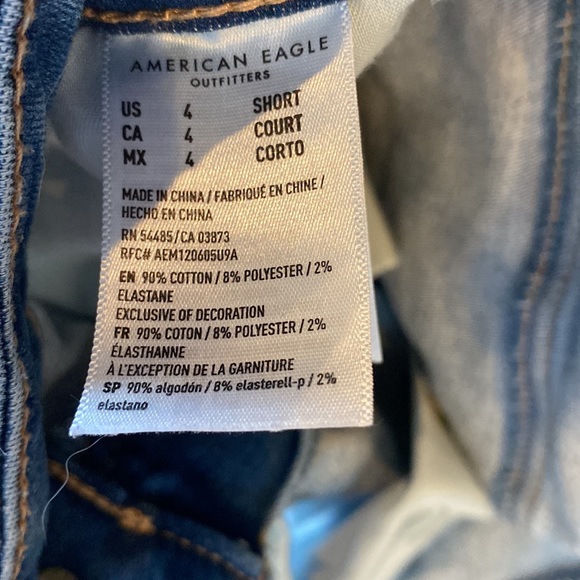 American Eagle Ripped High Rise Skinny Jeans - Picture 6 of 6